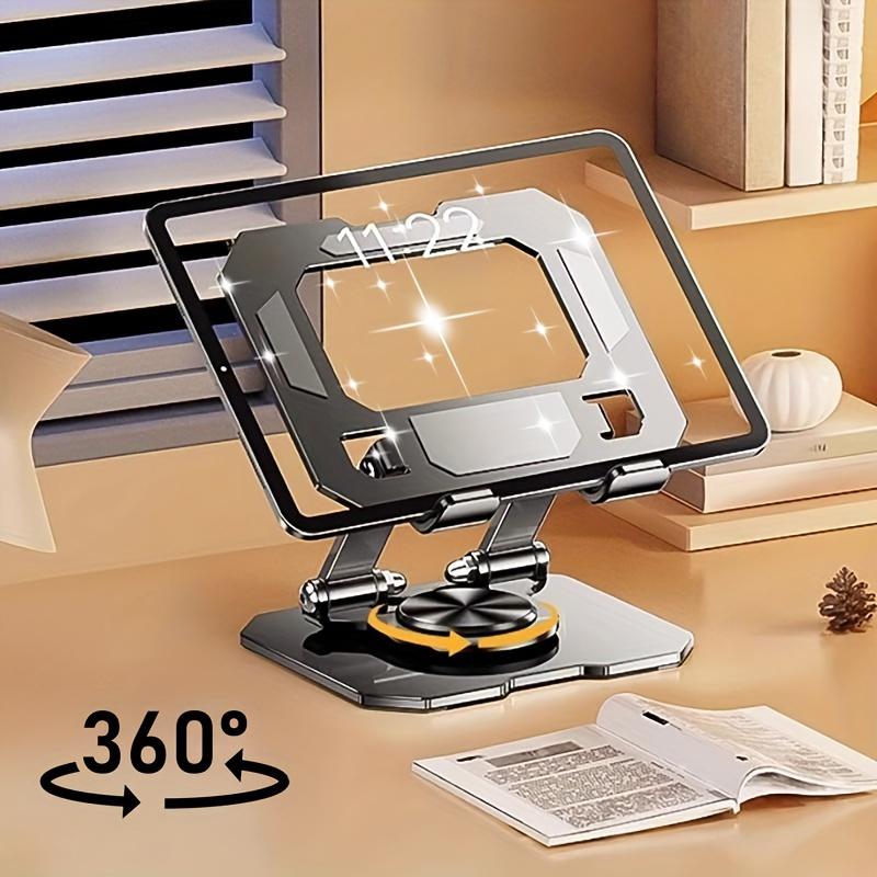 Metal Desktop Tablet Stand Foldable And Easy to Store 360° Rotatable ...
