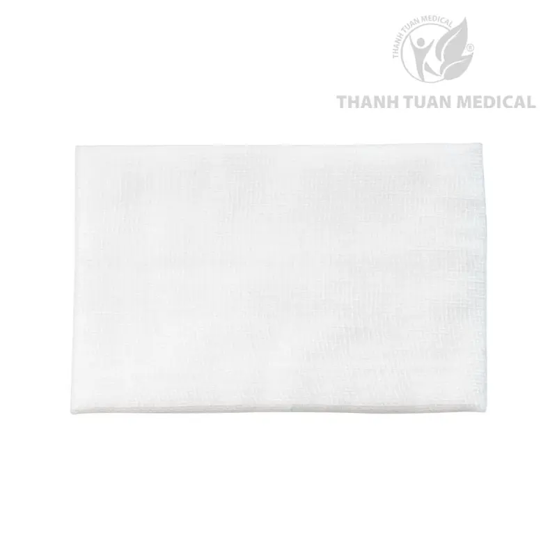 Bông gạc đắp vết thương Bảo Thạch - 10 miếng/gói (Kích thước 8cm x 12cm hoặc 8cm x 17cm) dùng để sơ cứu vết trầy xước, vết rách, vết bỏng, vết thương sau phẫu thuật và vết loét. 1