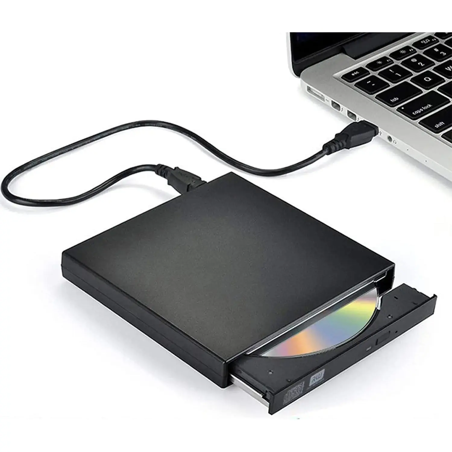 External CD DVD Drive USB 2.0 DVD Optical Reader Portable DVD Player for PC Laptop Desktop Computer wireless  bluetooth  karaoke  set