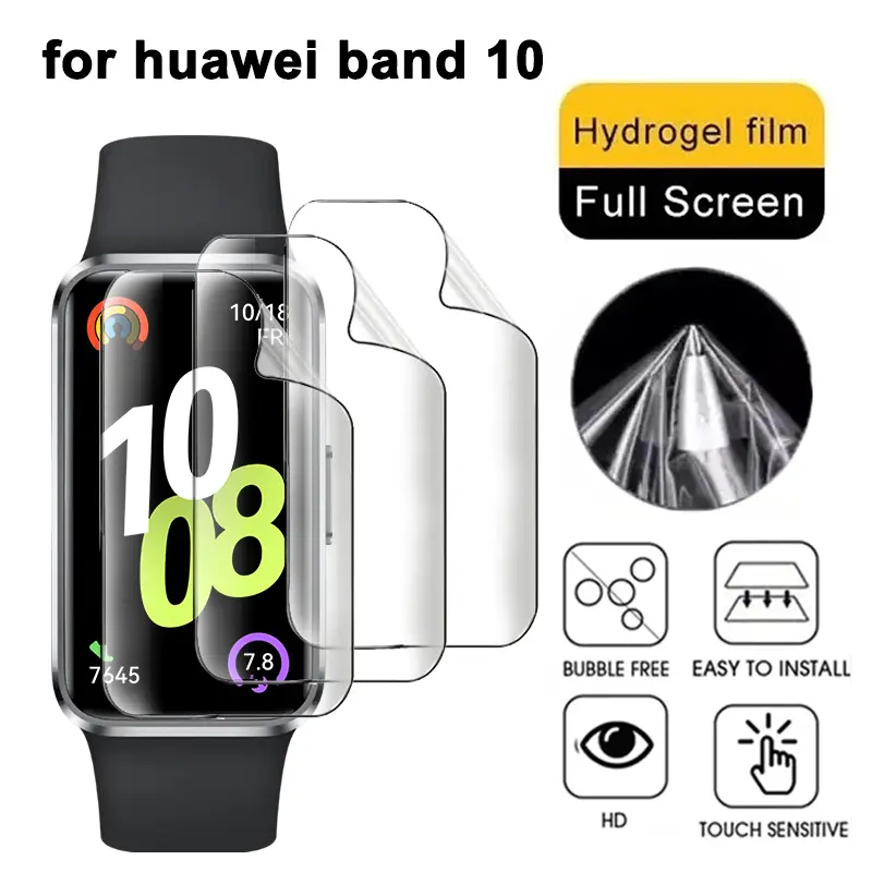 Hydrogel Film for Huawei Band 10 Screen Protector Soft TPU Protective Film Not Glass