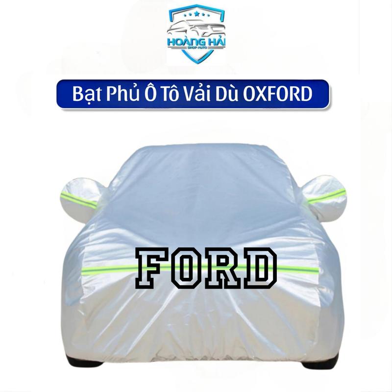 (BẠT VẢI DÙ) Bạt Phủ Xe Ô Tô Vải Dù FORD EcoSport, Everest, Escape, Focus, Explorer, Ranger Chống Nóng, Chống Nước