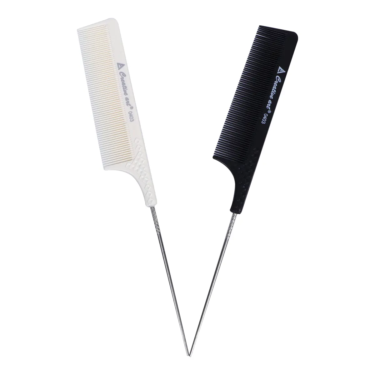 Fine-toothed Comb Hair for Men Combs Miss Tease Metal Plastic Stainless Steel 22X3.5cm Pcs