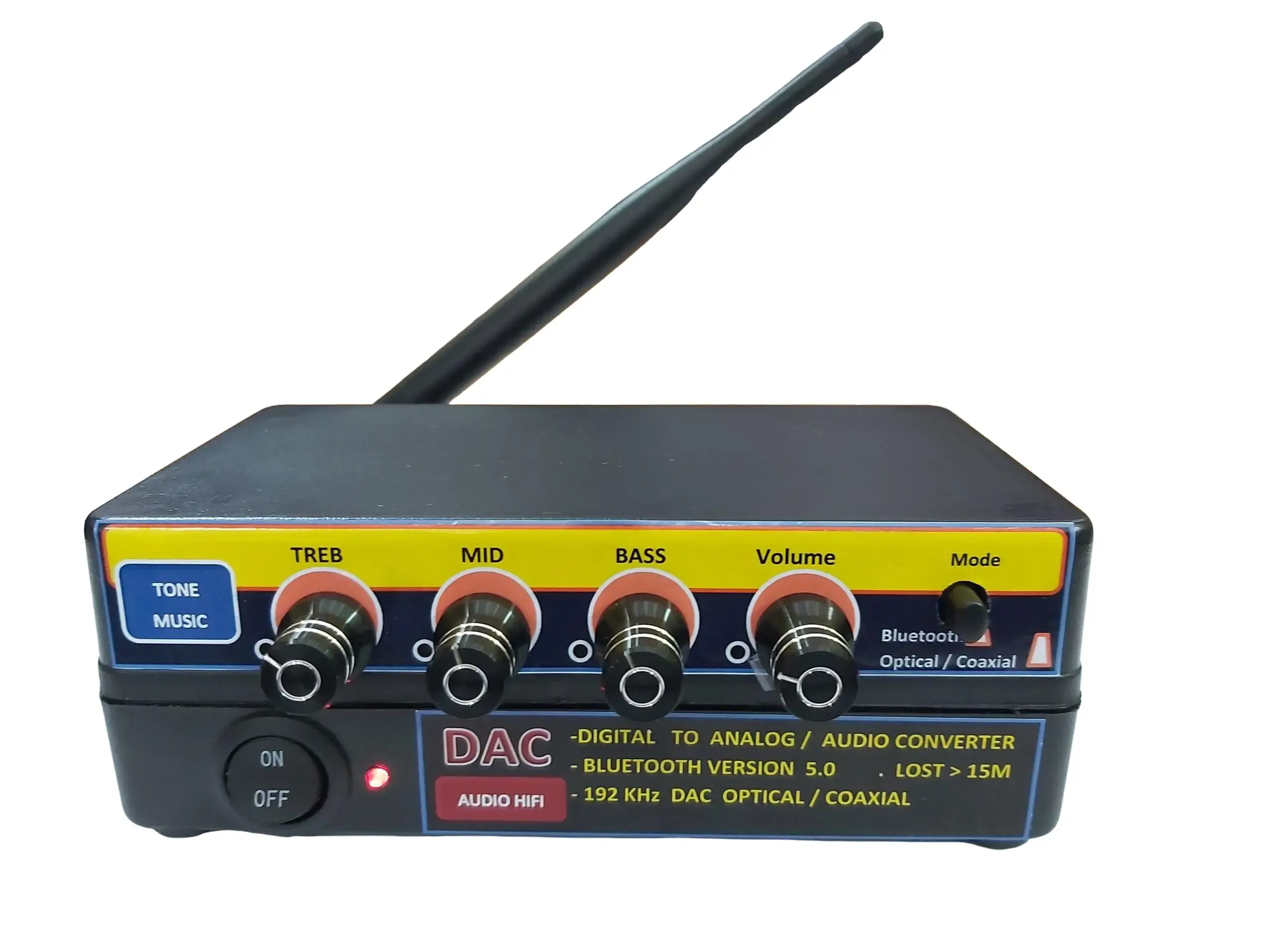 BỘ GIẢI MÃ CÁP QUANG DAC - TÍCH HƠP NÂNG TIẾNG - BLUETOOTH 5.0 Mixer Phụ Kiện