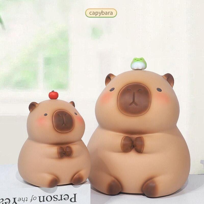 Product Introduction of Capybara Cute Cartoon Guinea Pig Piggy Bank, Home Decoration Desktop Crafts Children's Gifts Saving Money Bank 17