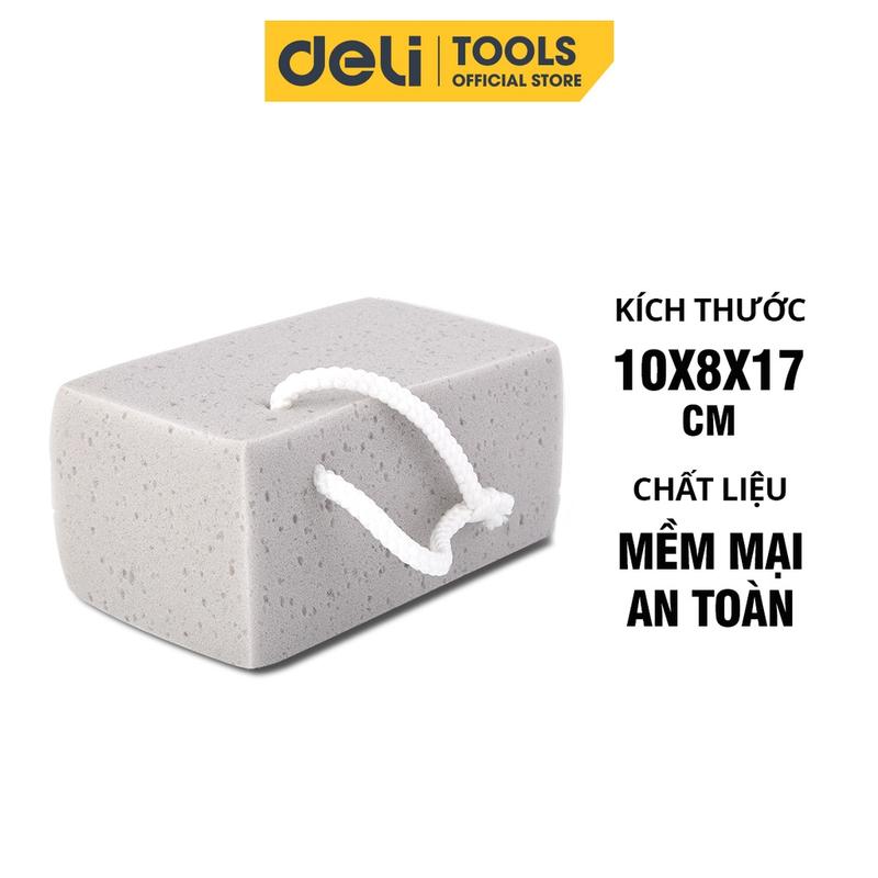 Miếng Bọt Biển Cọ Rửa Đa Năng Deli Cỡ Lớn, Lau Rửa Ô Tô, Xe Máy, Đồ Dùng Gia Đình, Chất Liệu Mềm Mại, An Toàn - DL882002 Rửa Bát Làm Sạch