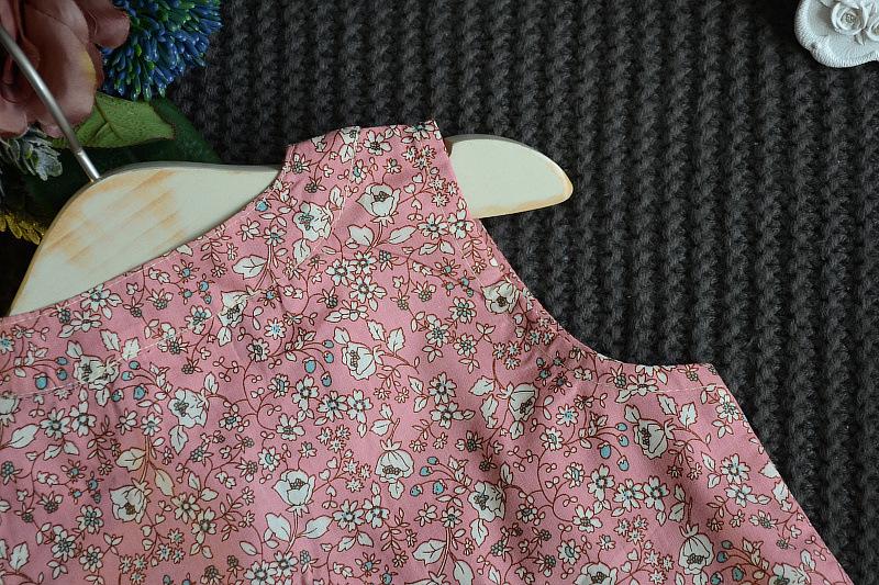Product Introduction of Summer Children Sleeveless Bow Vest+shorts Floral Two-piece Suit 19