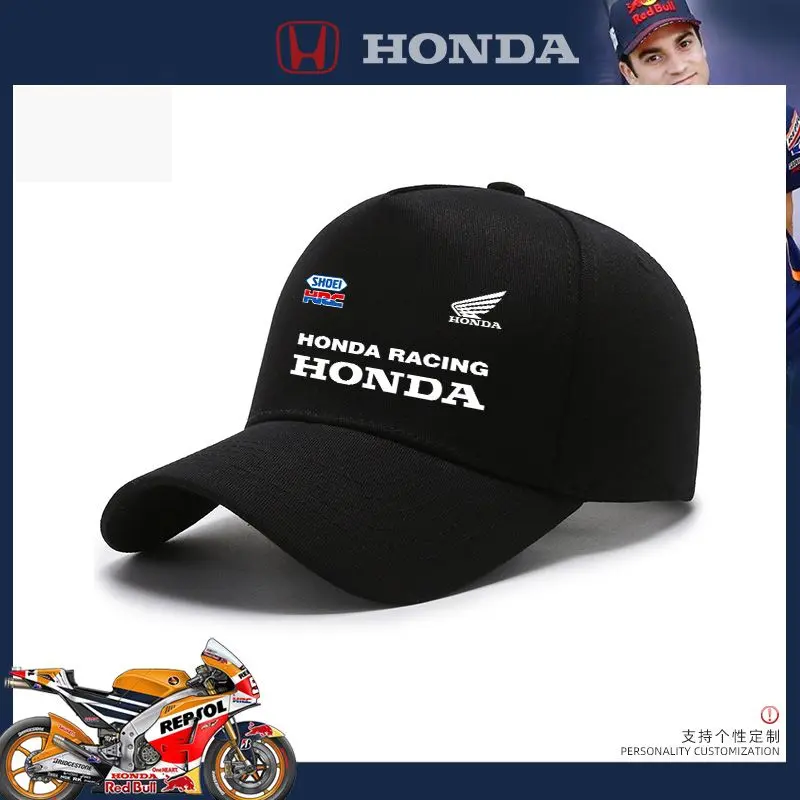 Mũ Bóng Chày Đi Xe Máy, Honda, Mũ Tùy Chỉnh, Dành Cho Nam, Mũ Đua Xe Đội Xe Honda, Thương Hiệu Thời Trang Mũ Lưỡi Trai