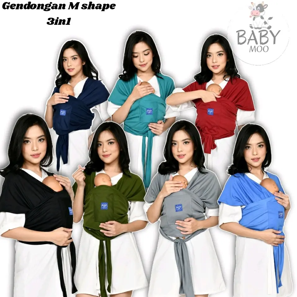 Gendongan baby wrap M shape 3in1 Instan