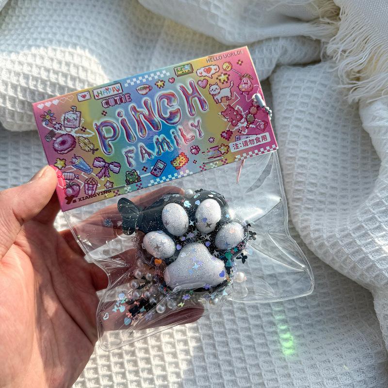 Product Introduction of Mainan Squishy, Buatan Tangan, Rekaan Kaki Kucing Berbondong-bondong, Melegakan Tekanan, Lantunan Perlahan Mochi, Mainan Gelisah Baharu, Sesuai sebagai Hadiah Hari Jadi 21