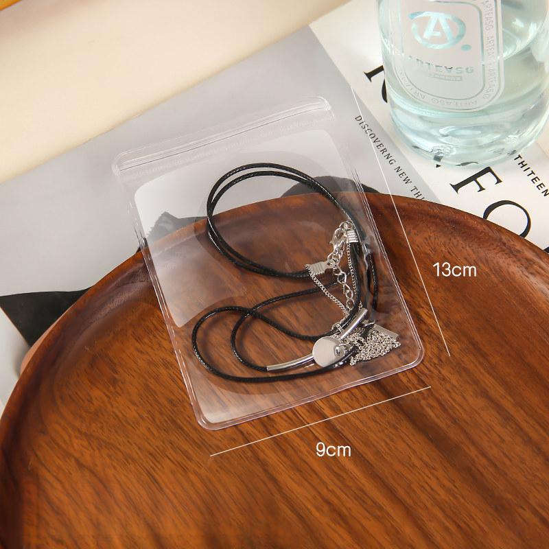 Product Introduction of PVC Transparent Jewelry Envelope Bag Earrings Jewelry Buggy Bag Jewelry Collectables-Autograph Bracelet Ziplock Bag Packaging Bag Manufacturer 7