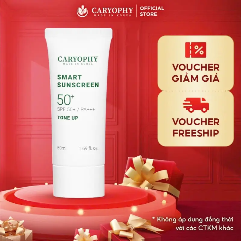 Kem chống nắng nâng tông Caryophy 50ml (Caryophy Smart Tone - Up Suncreen)