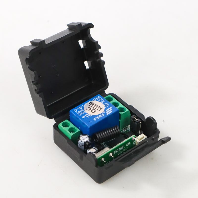 Universal Wireless Transmitter Receiver Remote Control Pagar - C09 - Black 4