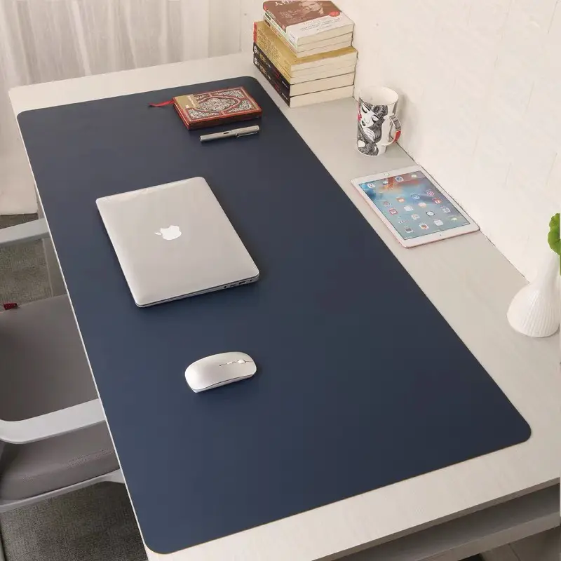Tấm lót bàn di chuột cỡ lớn - Thảm da trải bàn làm việc Deskpad - Lót Chuột Mouse pad bằng da PU - Di chuột mượt mà 7