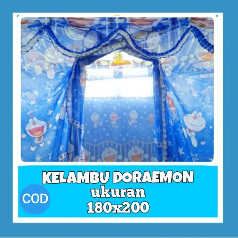 COD KELAMBU MOTIF DORAEMON UK JUMBO 180X200