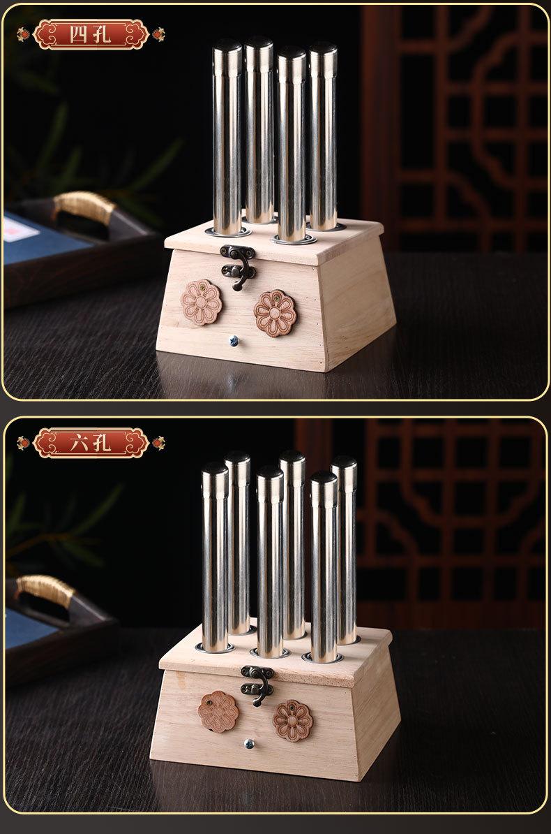 Product Introduction of Hộp Moxibustion, Chất Liệu Gỗ Nguyên Khối, Cầm Tay, Dụng Cụ Moxa Châm Cứu, Đàn Hồi Và Dày Dặn, Đẩy Tự Động, Thích Hợp Cho Moxibustion Oak 10