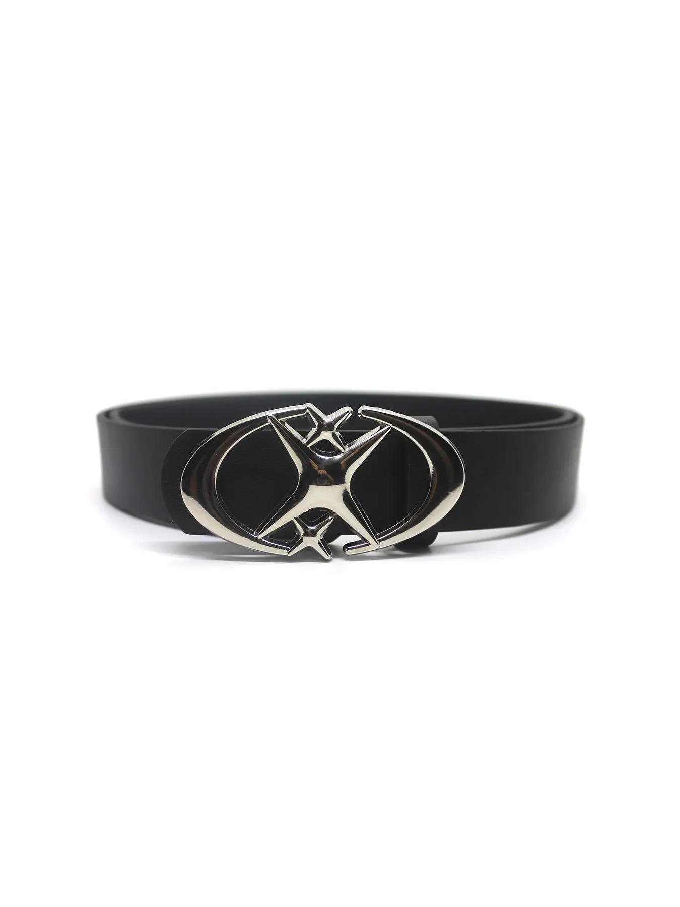 Trendy Oval Star Buckle Belt, Classic Solid Color Pu Leather Belt for Women, Fashion Belt for Daily Decor, Trends Fashion Belt for Party, Daily Clothing Decor,  Belts for Women