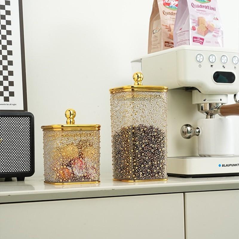 PERFECT 3PCS/Set Toples Penyimpanan Tempat Penyimpanan Tutup Sabuk Toples Hari Raya Toples Lebaran Tempat Penyimpanan Snack Mewah