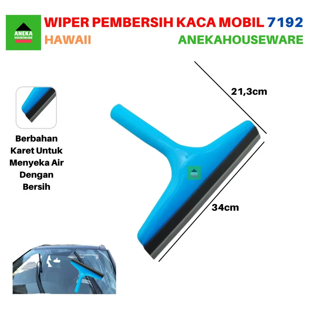 Wiper Sapu Pembersih Kaca Mobil 7192 L Hawaii Karet