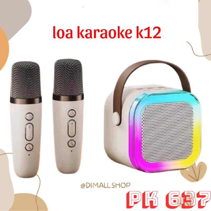 Loa bluetooth karaoke Kinyo K12 tặng kèm 2 mic và sticker,lo - TikTok ...