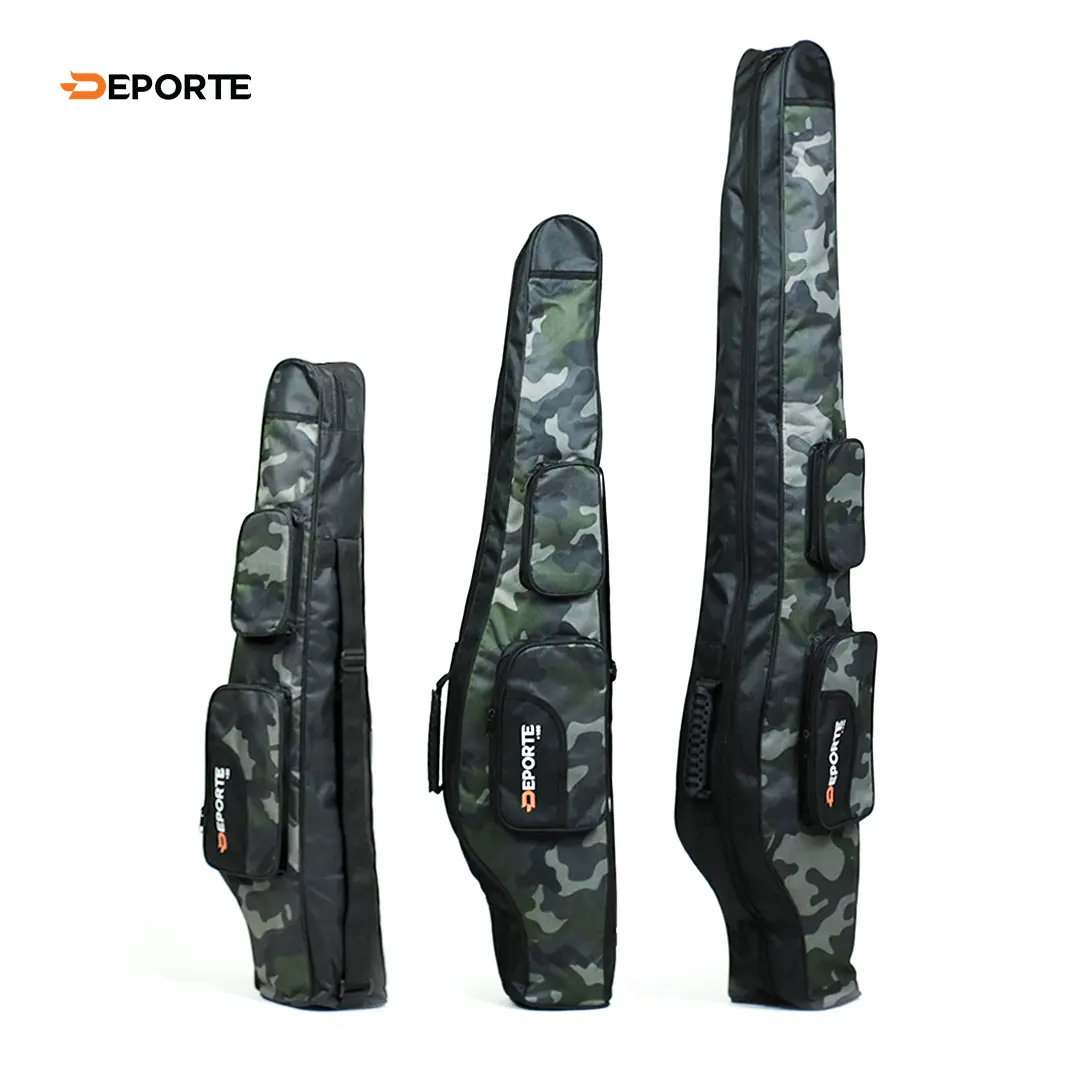 Tas Mancing KASPIA 2 Set Joran Pancing Anti Air Double Pocket 80 100 120 CM Anti Air