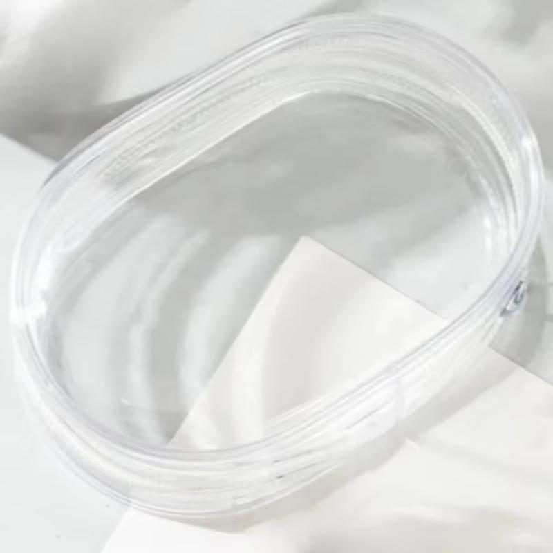 Product Introduction of Data cable charger earphone transparent storage small round bag 2