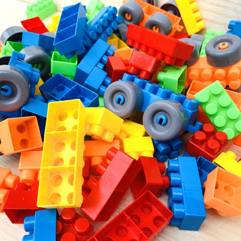 Bộ Xếp Hình Lắp Ghép Mô Hình 90 Chi Tiết Nhựa Nguyên Sinh An Toàn Cho Bé Đồ Chơi Giáo Dục Xếp Hình Thông Minh Toys Bộ Lắp Ráp Tháo Lắp