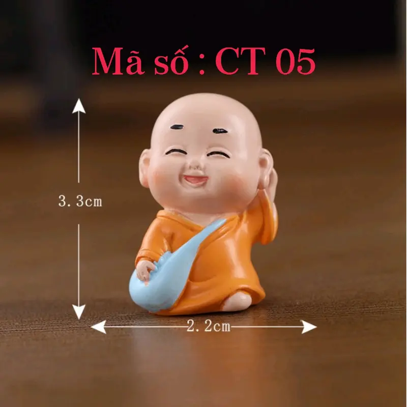 tượng chú tiễu mini trang trí tiểu cảnh Decor Decor Phòng Trang Trí Nhà 4