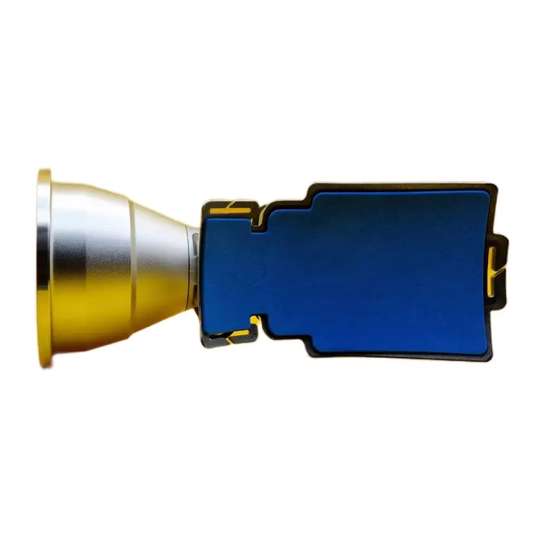 Đèn pin XJ 9158 ánh gom kèm 3 kính đổi màu tuỳ chọn chíếu xa 500-700m pin dung lượng cao 6