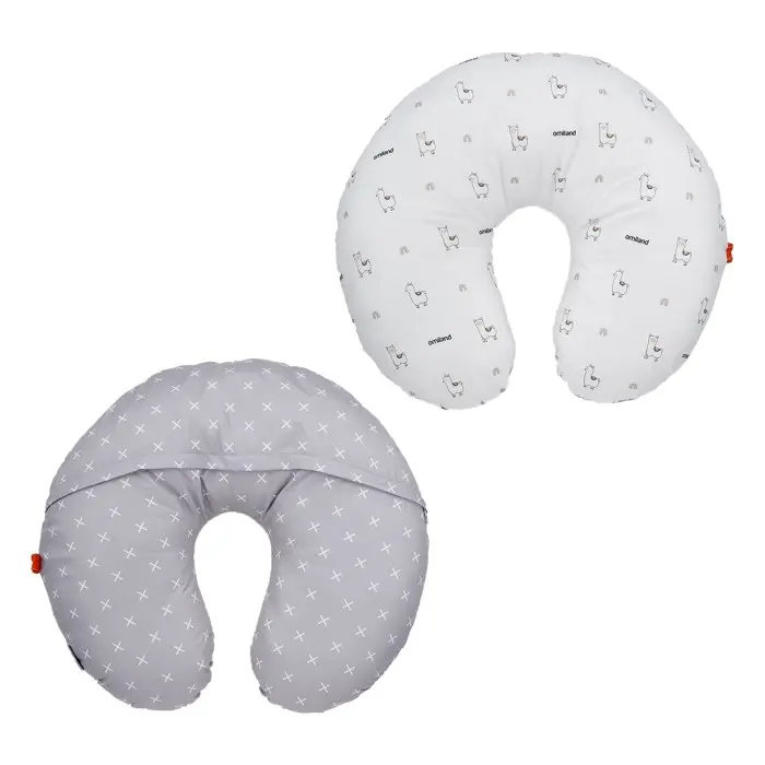 Omiland Bantal Ibu Menyusui Bulat+Bantal Lengan Alpaca Series 2