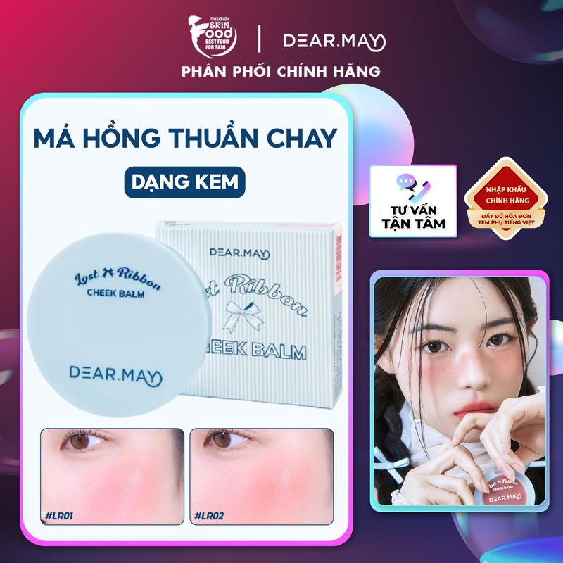 Má Hồng Dạng Kem Trang Điểm Thuần Chay Dearmay Lost Ribbon Cheek Balm 4g