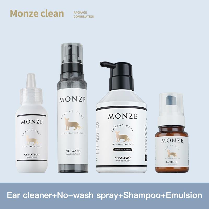 Sữa Tắm và Sữa Tắm cho mèo Sphinx, Monze, với chất tẩy rửa dầu nhẹ, 400ml, cho dầu gội đầu và sữa tắm cho mèo Sphinx 5