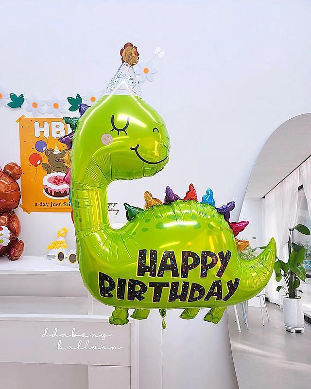 Bong bóng bay hình khủng long trang trí sinh nhật 5