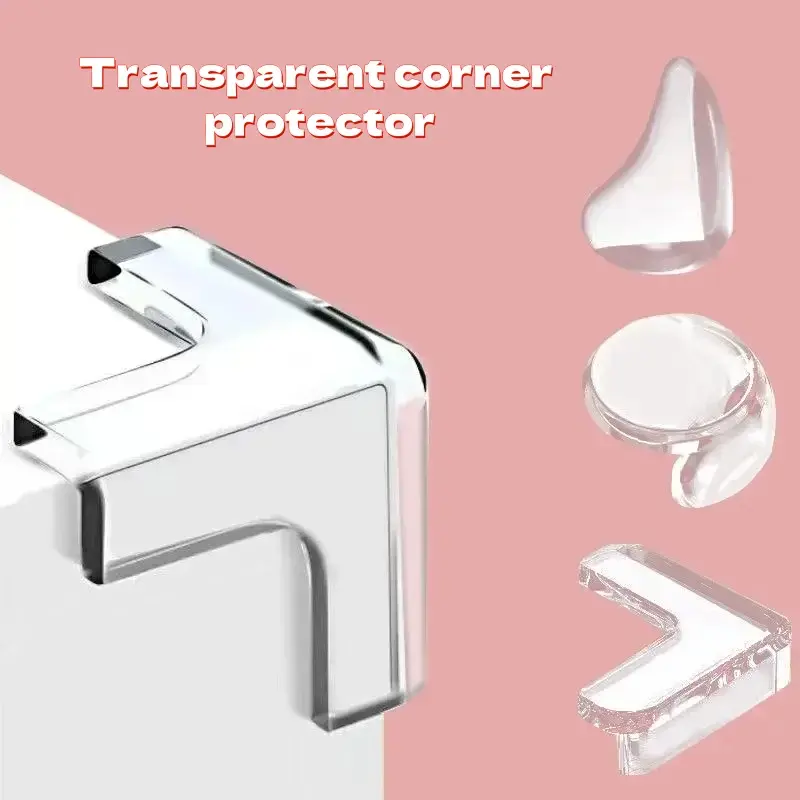 Bảo Vệ Góc An Toàn Cho Góc Cạnh Bàn Cho Em Bé Mềm Mại Và Trong Suốt, Bảo Vệ Cạnh Góc Chống Va Chạm Cho Trẻ Em, 1 Chiếc, Thích Hợp Cho Bàn