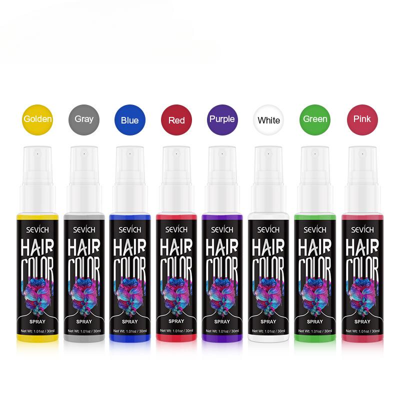 Product Introduction of Color Liquid Spray Temporary Hair Dye Unisex Hair Color Instant Color Dye Washable Hair Color Dye Fashion Beauty Makeup염색샴푸 4