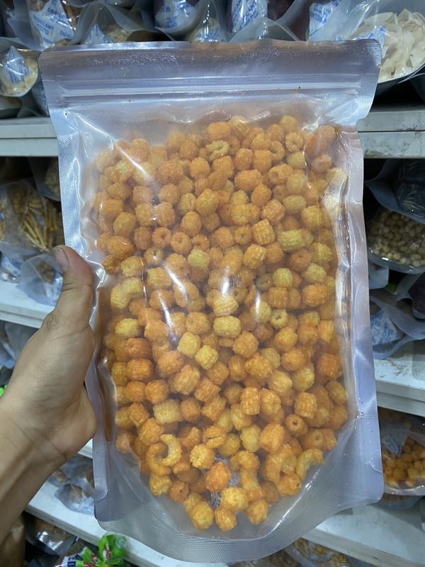 500G Nui Chiên Giòn Nui Sấy Giòn,Hạt Sen Nui Cay