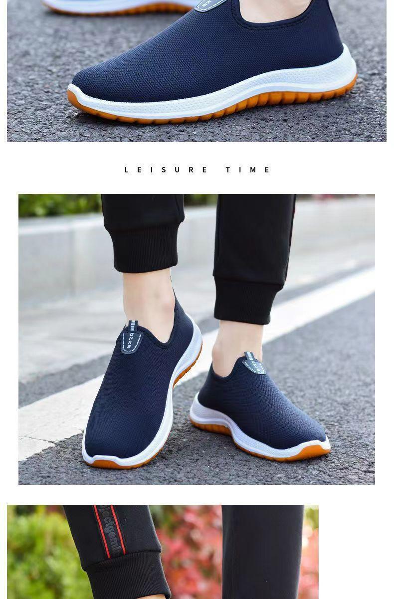 Product Introduction of Giày Vải Bắc Kinh Cũ, Cho Mùa Lò Xo Và Mùa Hè, Có Gót Gân, Giày Thường Ngày Chống Trượt Và Chống Mài Mòn, Thoáng Khí, Giày Lái Xe, Giày Thể Thao dễ phối đồ Phong Cách Hàn Quốc 5