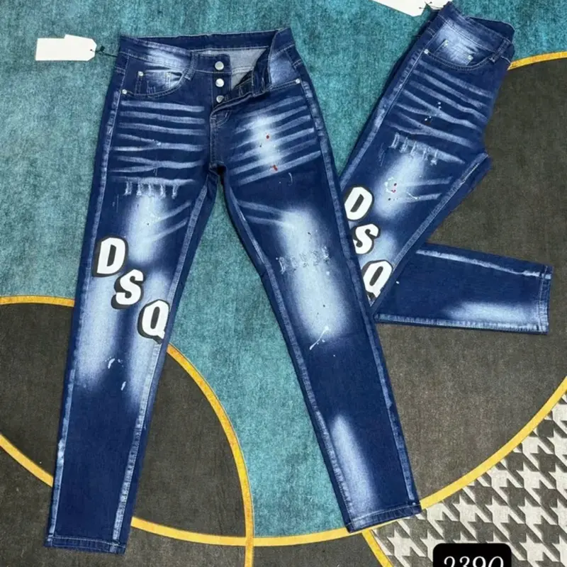Quần dài jean nam đen 4 Cúc phối 4 khóa kéo co dãn dày dặn mẫu mới hottrend cao cấp Menswear Có Túi Pants 2