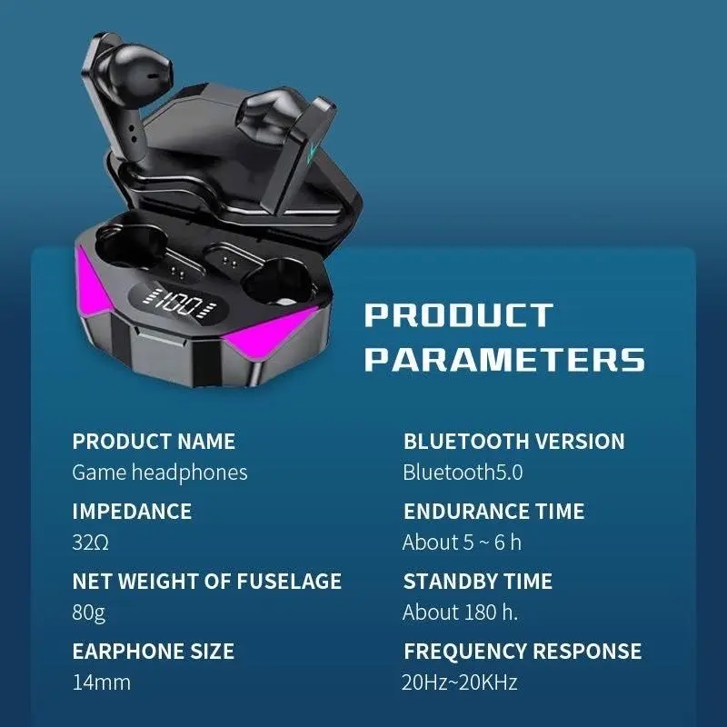 TWS Bluetooth Earphone X15 TWS Stereo Wireless Headphones Sport Waterproof Earphones Mini True Wireless Earbuds Black 4