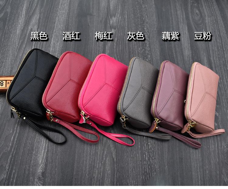 Product Introduction of Túi Xách Nữ PU Mới, Gian Hàng Đơn Giản, Túi Cầm Tay, Màu Trơn, Mặt Mềm, Túi Điện Thoại Di Động 3