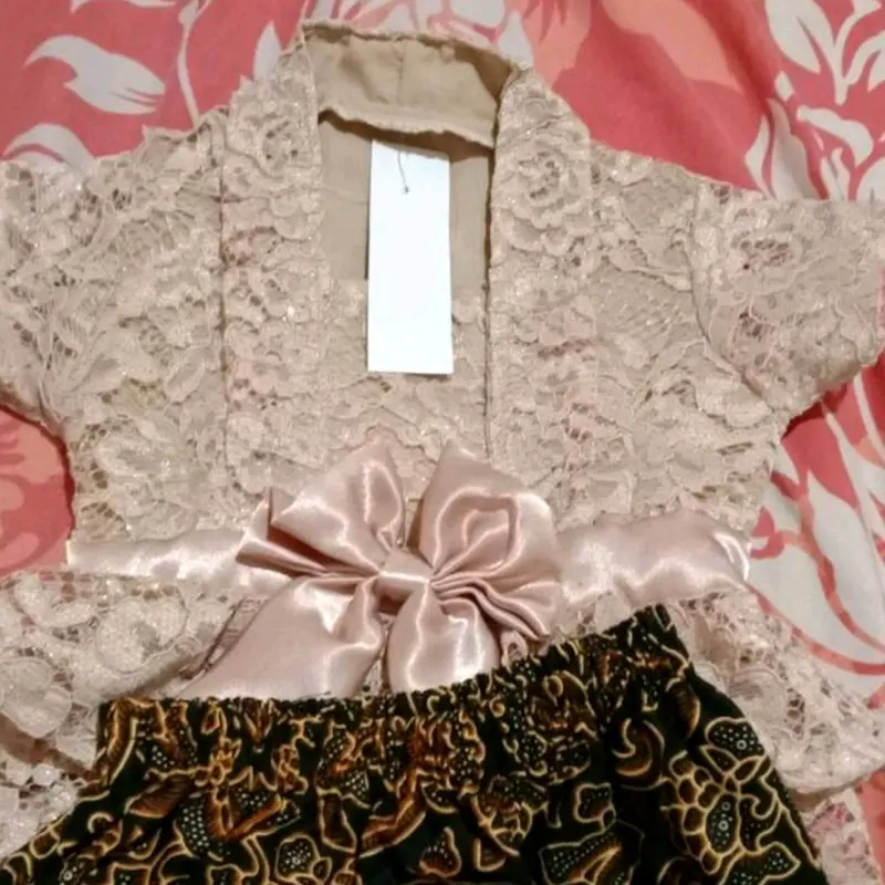 kebaya bayi dan anak warna moca//tedak sinten//kebaya bayi murah Parsel 6