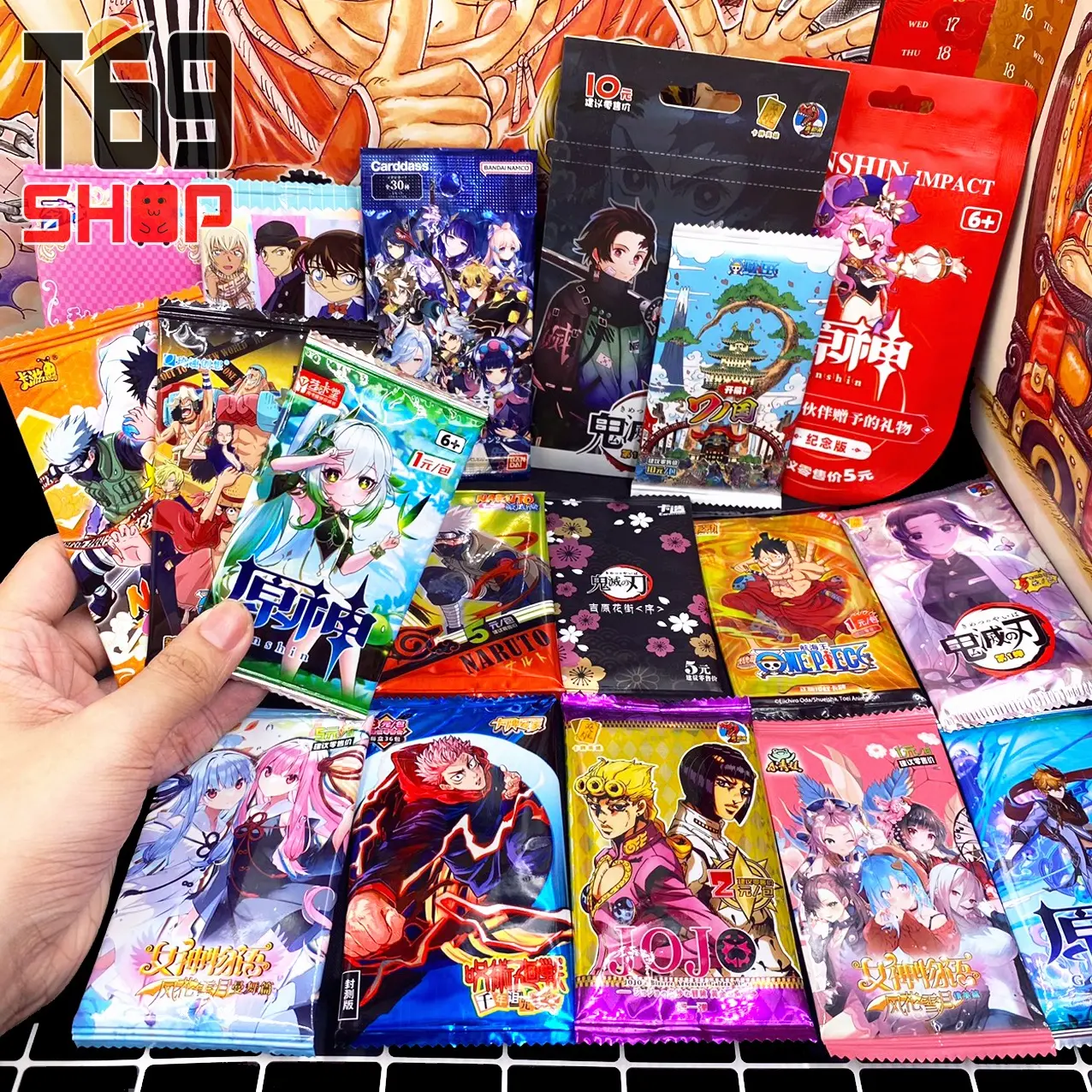 Pack ảnh thẻ sưu tầm nhân vật Anime Game nhiều mẫu [T69 Shop]