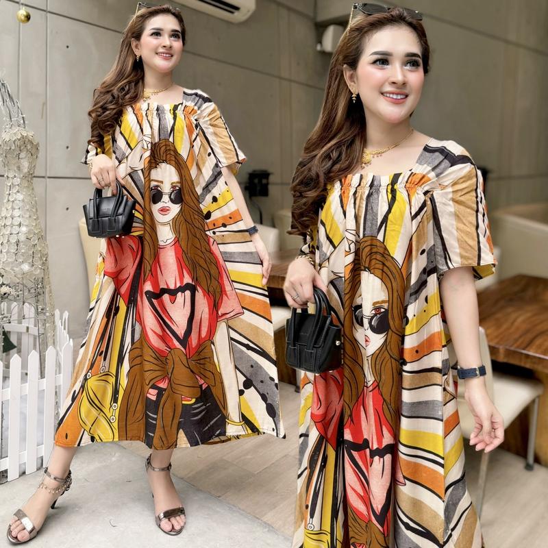 Product Introduction of Dress fuji ld 120 rayon adem bumil Casual Wanita 1