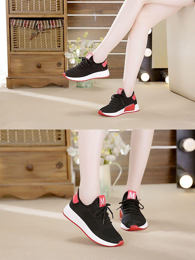 Product Introduction of Giày Thể Thao Flyknit, Dành Cho Nữ, Phong Cách Hàn Quốc, Dễ Phối Đồ, Giày Mùa Hè, Màu Trắng, Giày Thường Ngày Đế Bằng, Thích Hợp Cho Mùa Lò Xo Và Mùa Thu, Hàng Mới Về, Giày Lưới, Thích Hợp Cho Học Sinh 11