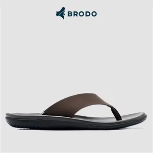 BRODO - Sandal Pria Flipper Brown BS