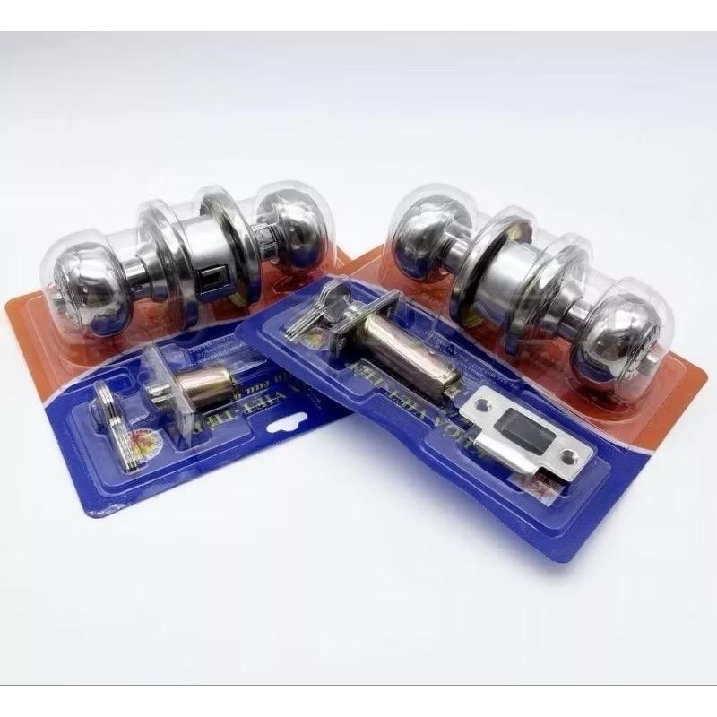 KHÓA TAY NẮM TRÒN VIỆT TIỆP đóng vỉ cò ngắn /cò dài-mã 04206 cửa gỗ cửa nhôm