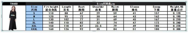 Product Introduction of 4-16 years old Muslim Girl Skirt Set Muslim Girl Long Dress Set Muslim Girl Clothing Girl Batman Skirt Set Children's Clothing South East Asia Girl Long Dress Dress 32