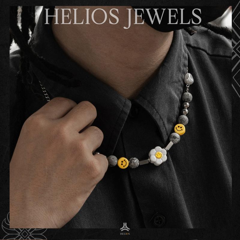 Dây chuyền nam, nữ Helios Flower Smile