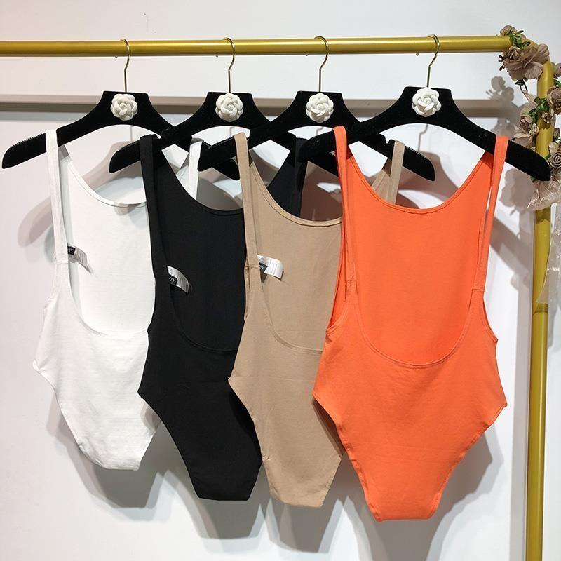Product Introduction of Áo Yếm Hở Lưng, VTMCQ, Phong Cách Âu Mỹ Gợi Cảm, Màu Trơn Bó Sát Vừa Vặn, Dành Cho Phụ Nữ, Mặc Mùa Hè, Lớp Nền, Áo Ba Lỗ Dễ Phối Đồ Đồ Lót, Hợp Xu hướng 1