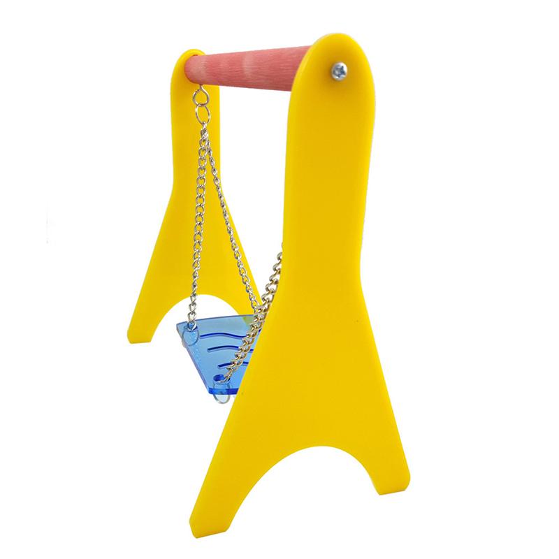 Pet Swing Rat Hammock Bite 18.5*10*18.5cm Yellow 2