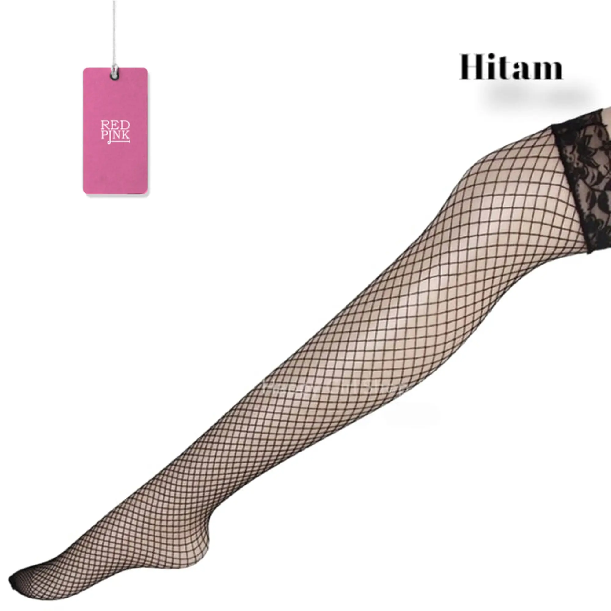 [ RedPink ] Kaos Kaki Panjang Wanita Dewasa Looks Seksi Hot Transapran Motif Lace Aksesoris Cosplay Lingerie Cuttingan Corak Flower Rose Romantic Strech Fit Best Seller Spandeks Polyester Blends High Quality STOCKING